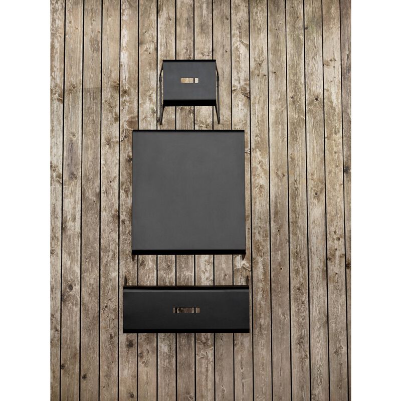 Zone Bord 75 x 58 x 75 cm i black pulverlakeret, A